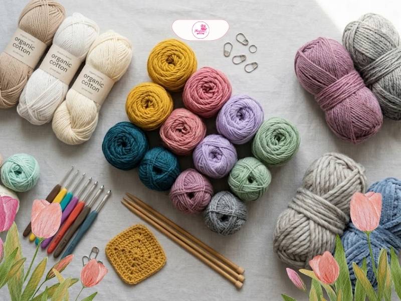 Bộ Đan Len Cho Người Mới Bắt Đầu Gồm Những Gì?