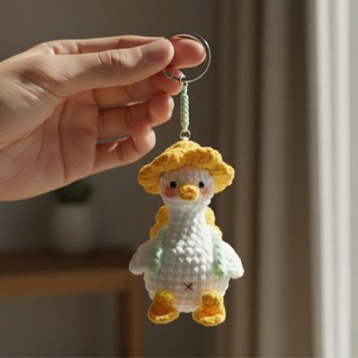 Top Móc Khóa Len Hình Thú Handmade Đáng Yêu Nhất 4 Móc Khóa Len hình thú